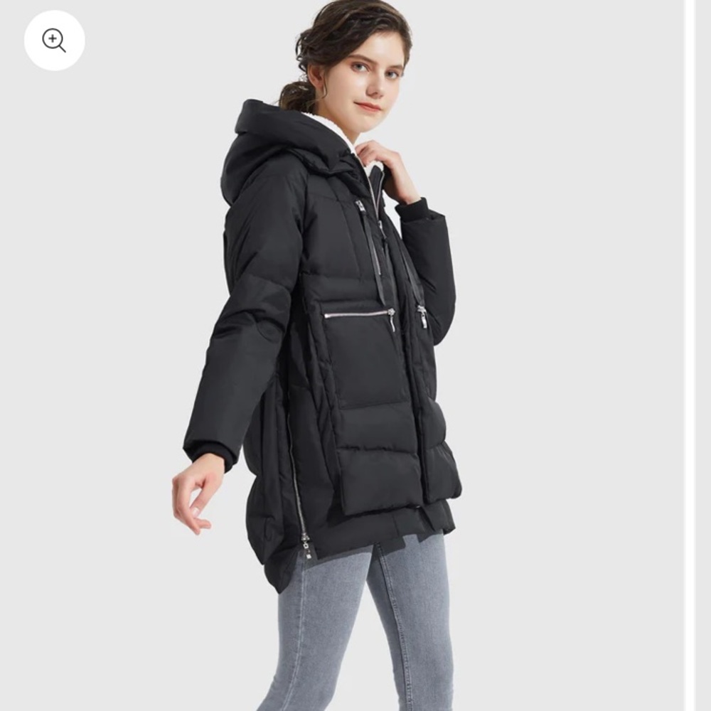 Orolay black winter coat. Great condition.